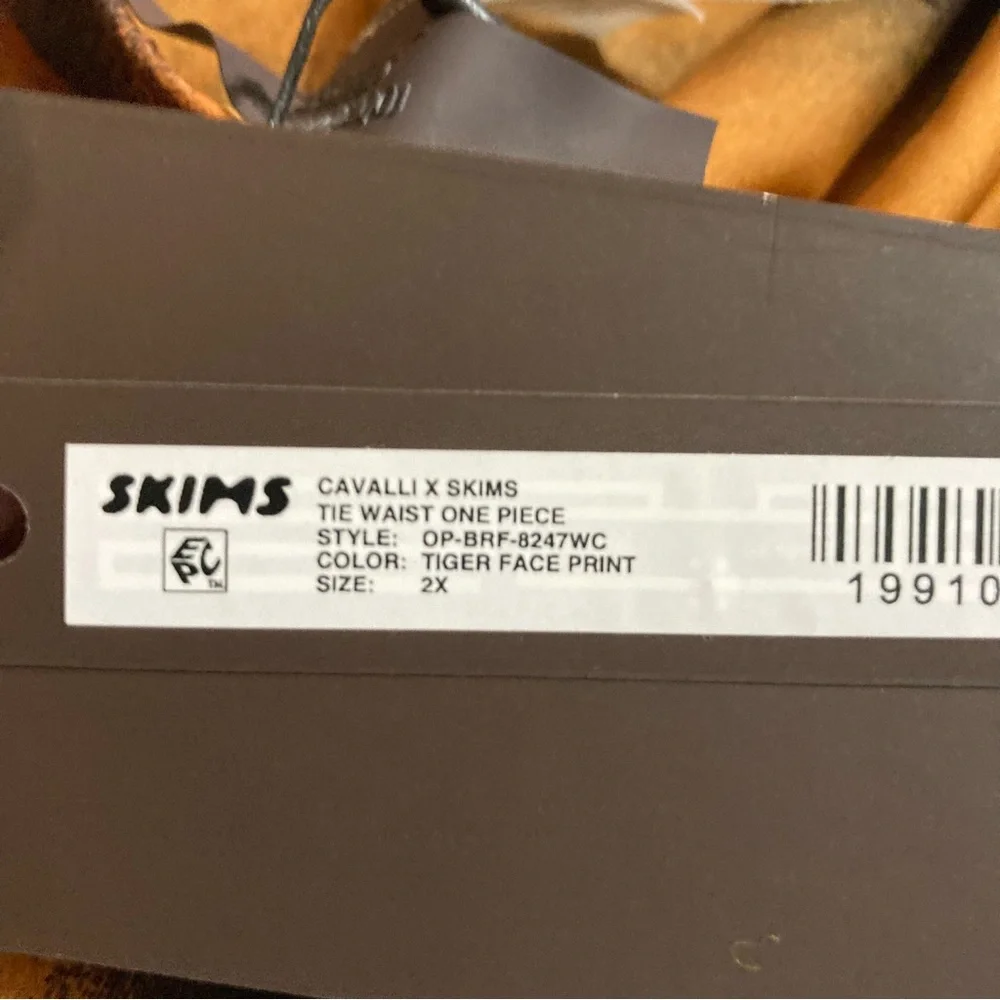 SKIMS X Roberto Cavalli Tie Waist One Piece